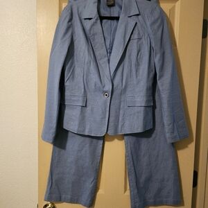 DLG 2 Peice Pants Suite Size 6/8 Powder Blue